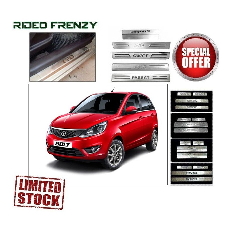 Buy Tata Bolt Door Stainless Steel Sill Plate online at low prices-RideoFrenzy