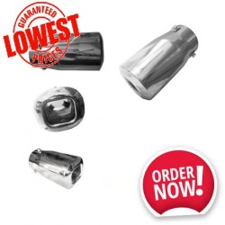 Buy Solid Oval Heavy Duty Stainless Steel Exhaust Mufflers / Pipe at low prices-RideoFrenzy