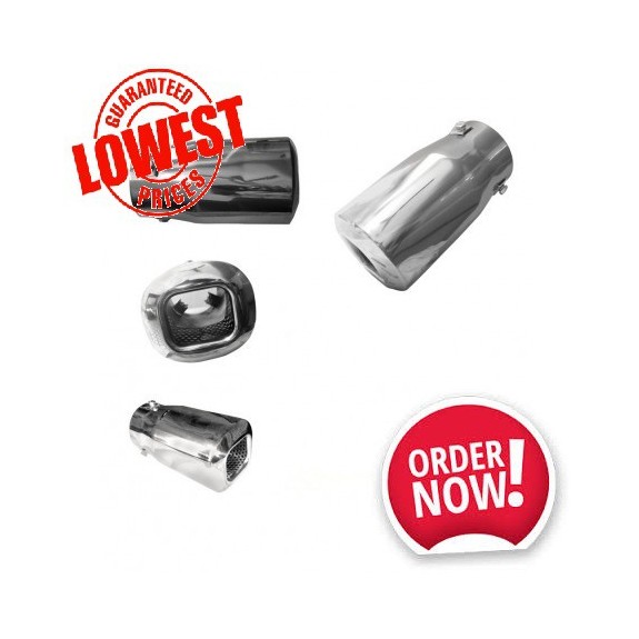 Buy Solid Oval Heavy Duty Stainless Steel Exhaust Mufflers / Pipe at low prices-RideoFrenzy