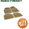 Buy Buy Ruf & Tuf Modesto Beige Rubber Floor Mats-4 pieces at low prices-RideoFrenzy