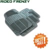 Buy Ruf & Tuf Modesto Gray Rubber Floor Mats-4 pieces at low prices-RideoFrenzy