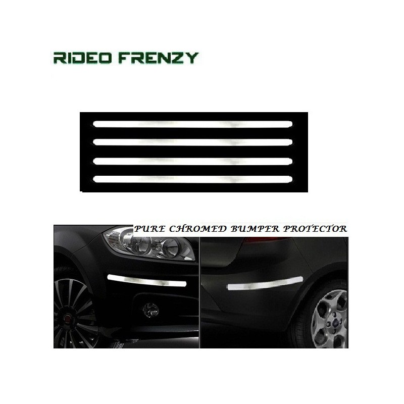 Buy Triple Layered Chromed Bumper protectors at low prices-RideoFrenzy
