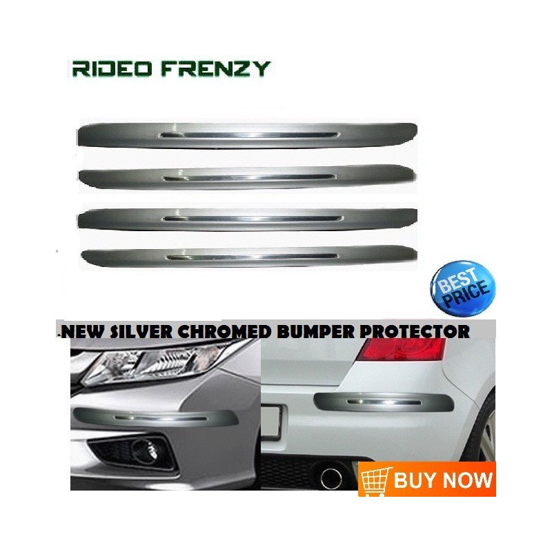 Buy Original SKI Silver Line Bumper Protectors at low prices-RideoFrenzy