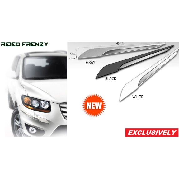 Buy STATUS White Chromed Bumper Protectors at low prices-RideoFrenzy