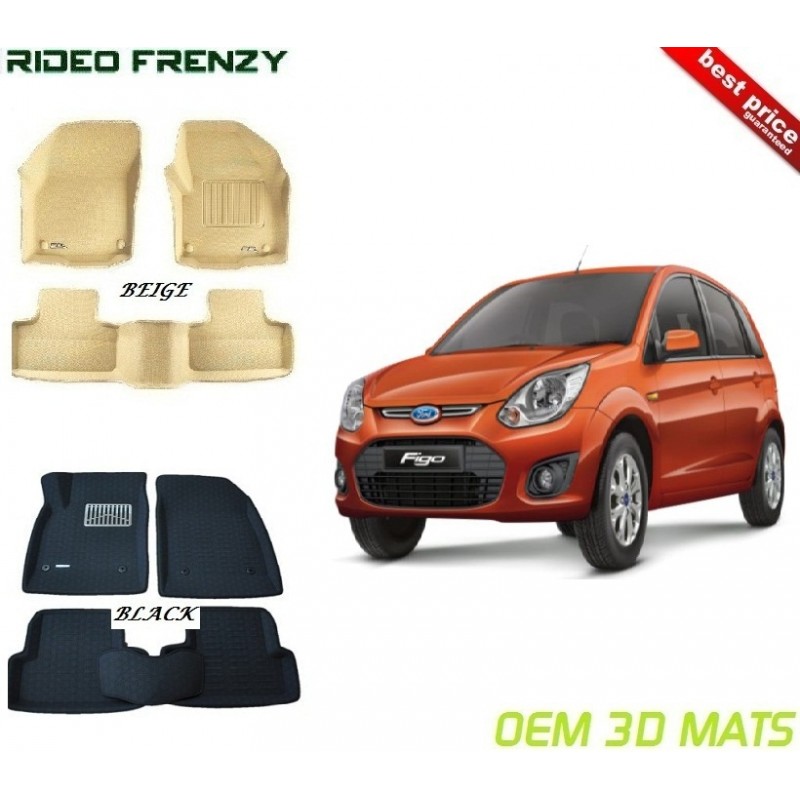Buy Ultra Light Bucket Ford Figo 4D Crocodile Floor Mats online at low prices-Rideofrenzy