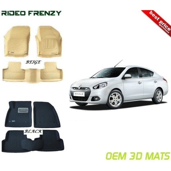 Buy Ultra Light Bucket Renault Scala 4D Crocodile Floor Mats online at low prices | Rideofrenzy