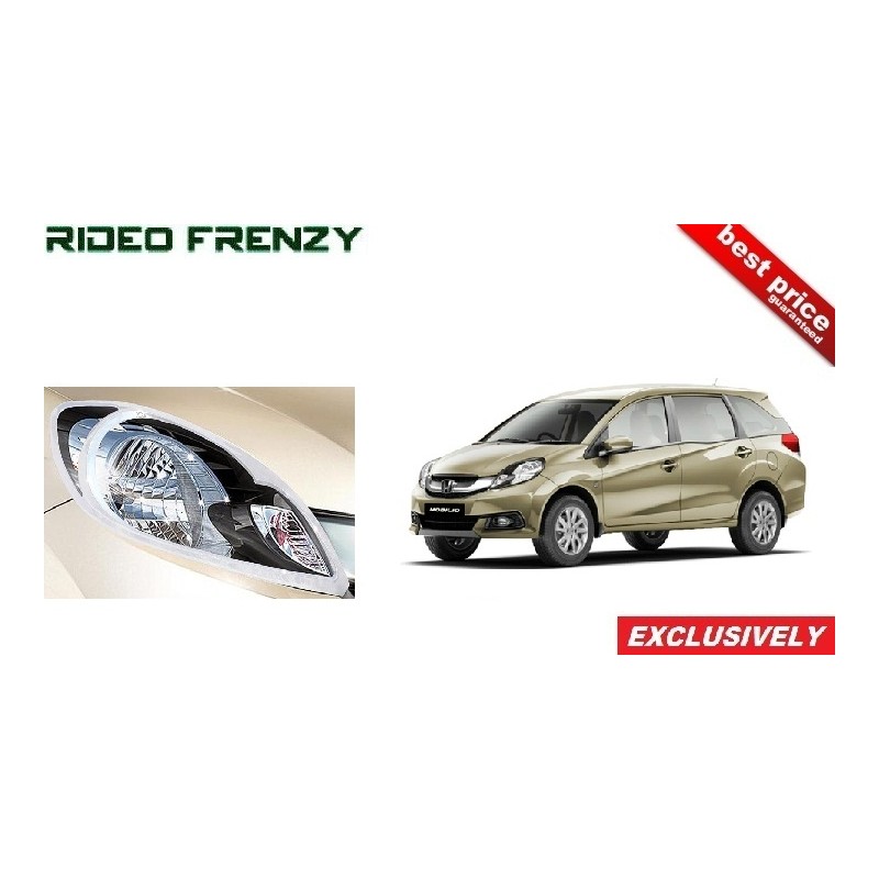 Buy Honda Mobilio Chrome Head Light Covers online at low prices-RideoFrenzy