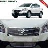 Buy Full Front Maruti S-Cross Chrome Grill Covers (upper+lower) at low prices-RideoFrenzy