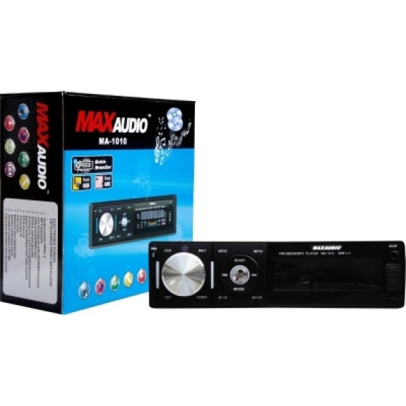 Max Audio MA-1010 Car MP3/FM/USB/SD/MMC/AUX Player