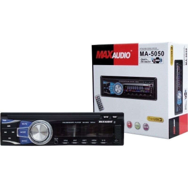 Max Audio MA-5050 Car MP3/FM/USB/SD/MMC/AUX Player