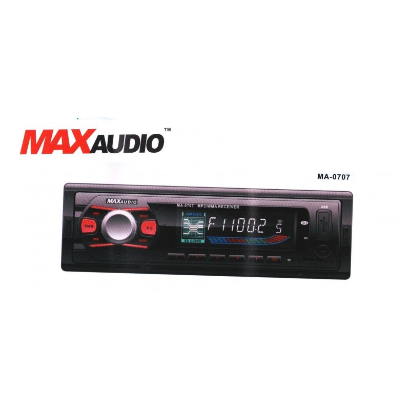 Max Audio MA-0606 - Car MP3/FM/USB/SD/MMC/AUX Player