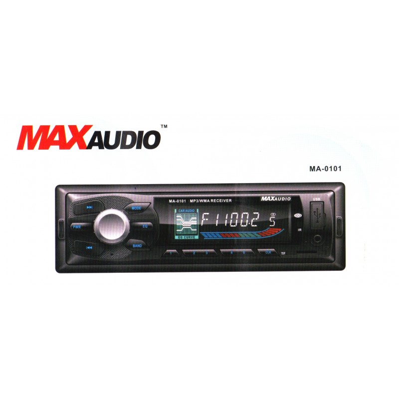  Max Audio - Car MP3/FM/USB/SD/MMC/AUX Player - MA-7070