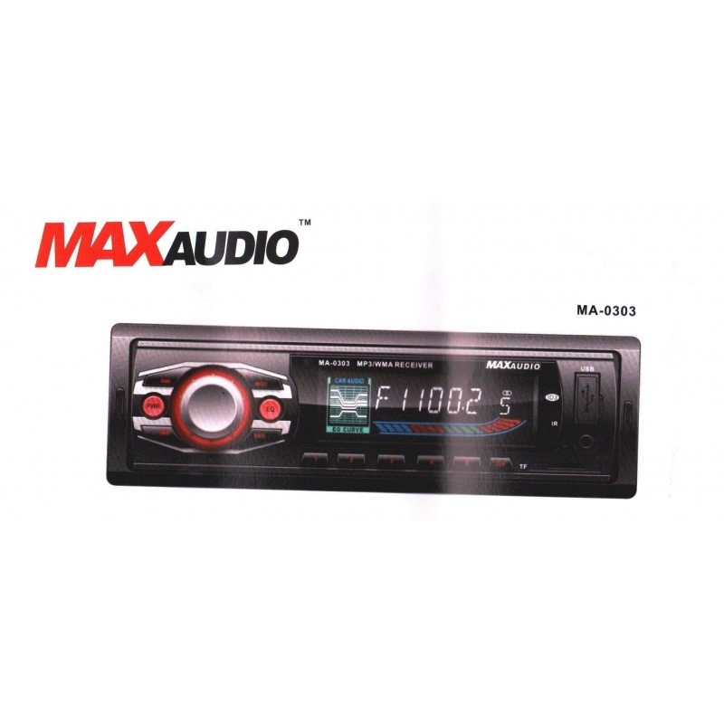 Max Audio MA-0202 - Car MP3/FM/USB/SD/MMC/AUX Player
