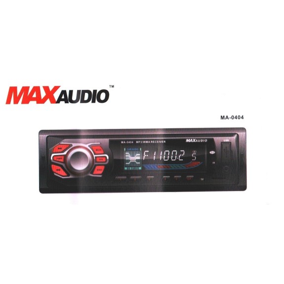 Max Audio MA-0303 - Car MP3/FM/USB/SD/MMC/AUX Player