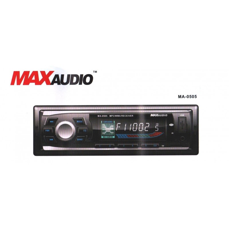 Max Audio MA-0404 - Car MP3/FM/USB/SD/MMC/AUX Player