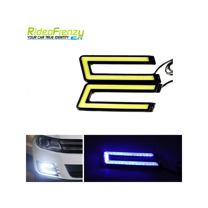 Buy Waterproof Blue Color Daytime Running Light DRL at low prices-RideoFrenzy