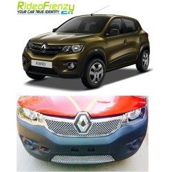 Buy Bentley Type Chrome Front Grill for Renault Kwid at low prices-RideoFrenzy