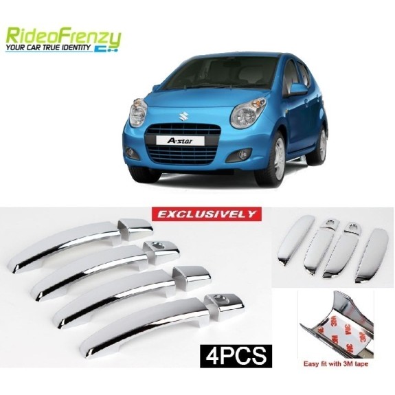 Buy Maruti A Star Door Chrome Handle Covers online at low prices-RideoFrenzy