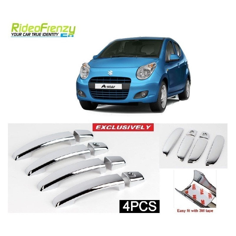 Buy Maruti A Star Door Chrome Handle Covers online at low prices-RideoFrenzy