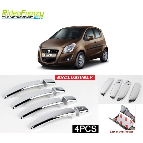 Buy Maruti Ritz Chrome Handle Covers online at low prices-RideoFrenzy