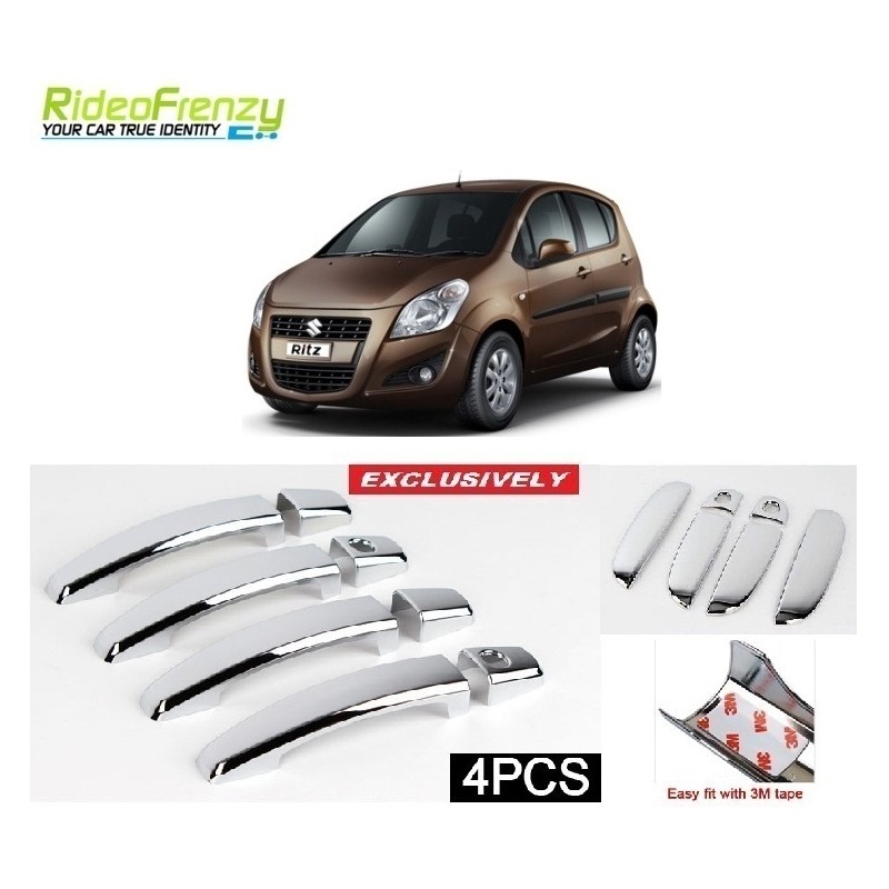 Buy Maruti Ritz Chrome Handle Covers online at low prices-RideoFrenzy