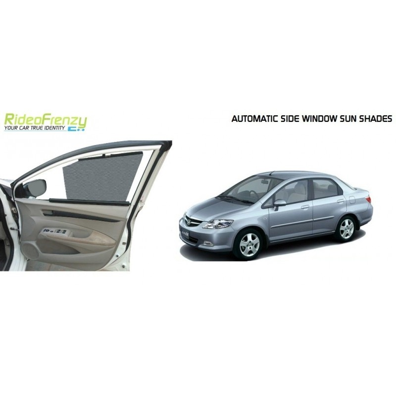 Buy Honda City Zx Automatic Side Window Sun Shades online at low prices-Rideofrenzy