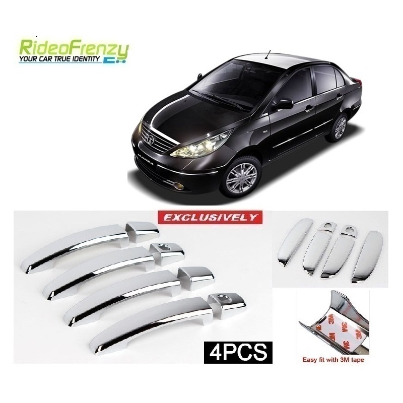 Buy Tata Manza Door Chrome Catch/Handle Covers online at low prices-Rideofrenzy