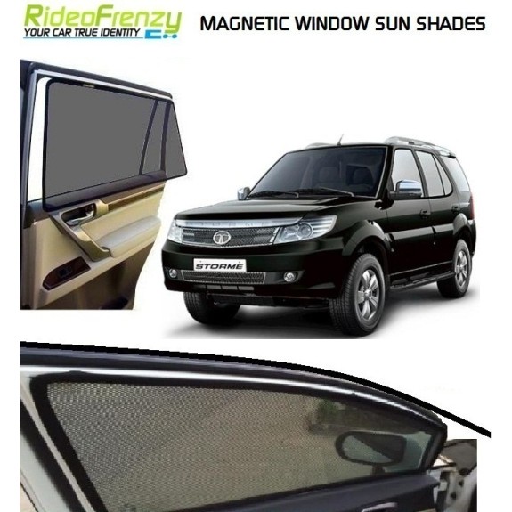 Buy Tata Safari Storme Magnetic Car Window Sunshades online at low prices-RideoFrenzy