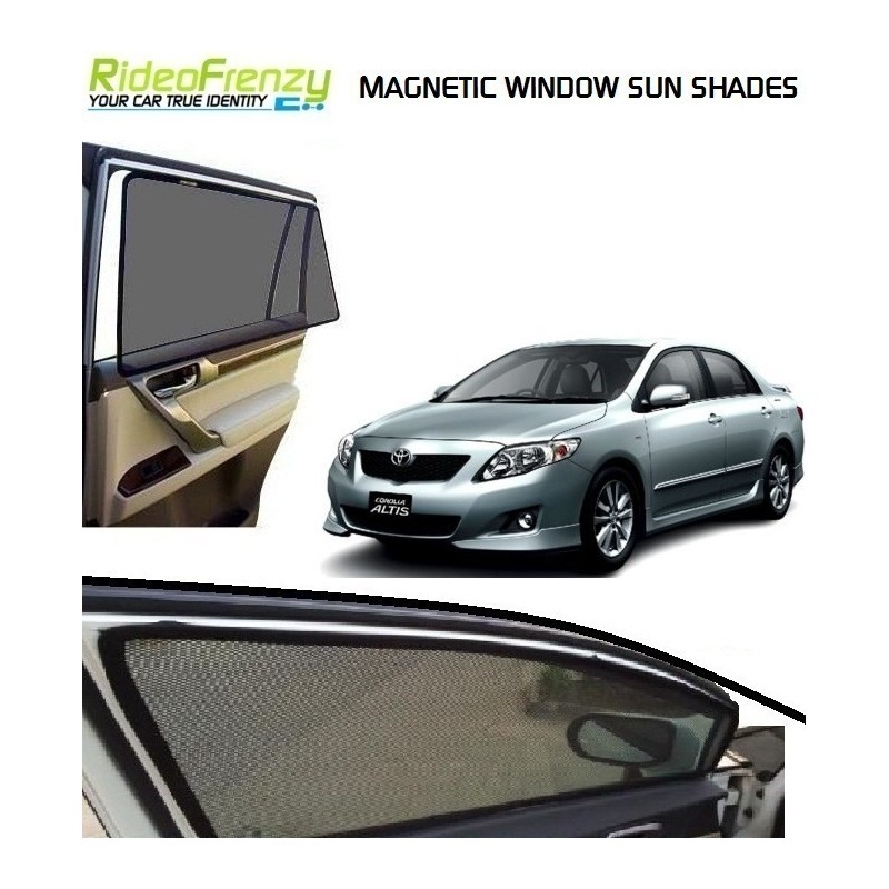 Buy Toyota Corolla Altis Magnetic Window Sunshades online at low prices-Rideofrenzy