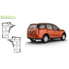 Buy Mahindra XUV500 Chrome Tail Light Covers at low prices-RideoFrenzy