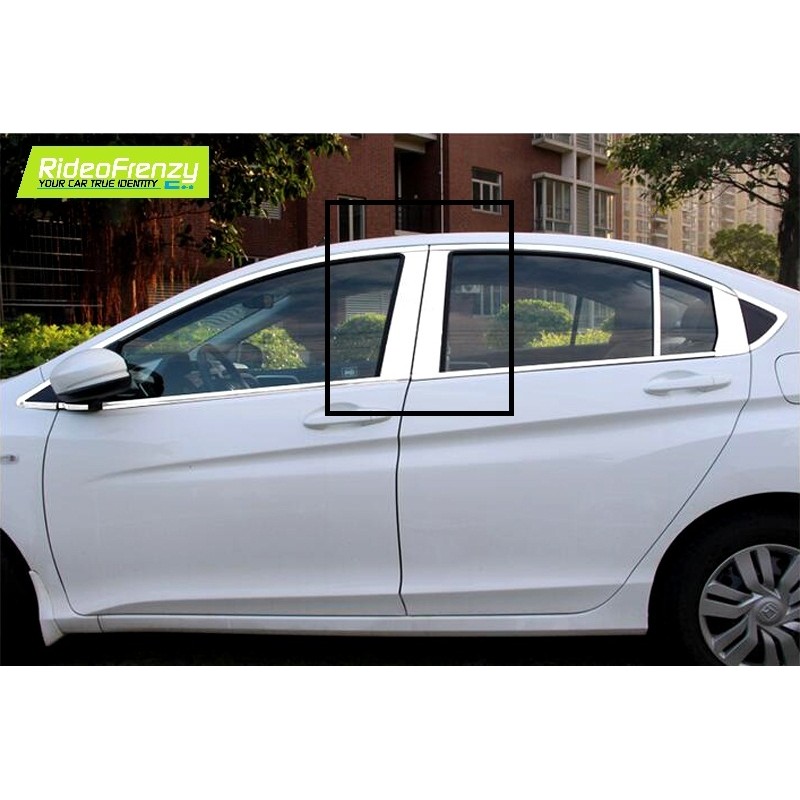 Buy Honda City Ivtect/Idtec Chrome Pliiar Set online at low prices-RideoFrenzy