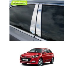 Buy Hyundai Elite i20 Steel Chrome Pliiar Set online at low prices-RideoFrenzy