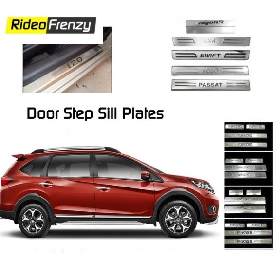 Buy Honda BRV Stainless Steel Sill/Scuff Plate online at low prices-RideoFrenzy