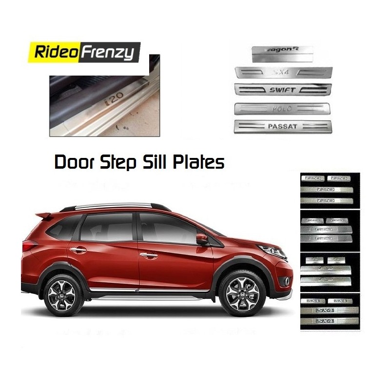 Buy Honda BRV Stainless Steel Sill/Scuff Plate online at low prices-RideoFrenzy