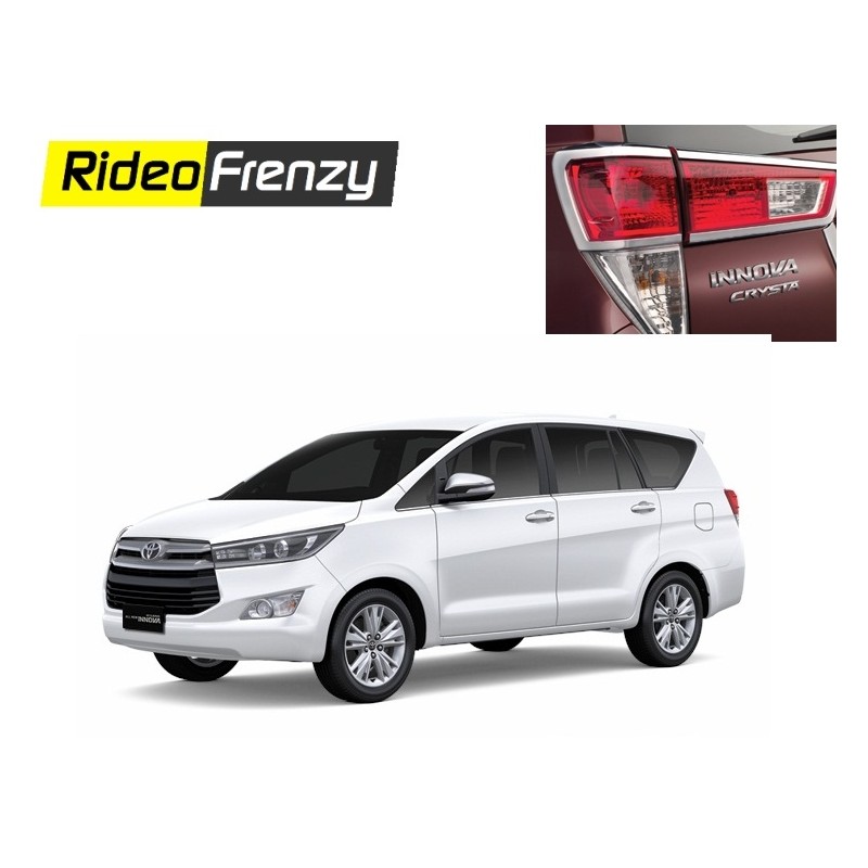 Innova Crysta Chrome Tail Light Covers online at low prices-Rideofrenzy