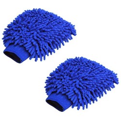 Microfiber Vehicle Washing Hand Glove(Pack Of 2)