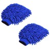 Microfiber Vehicle Washing Hand Glove(Pack Of 2)