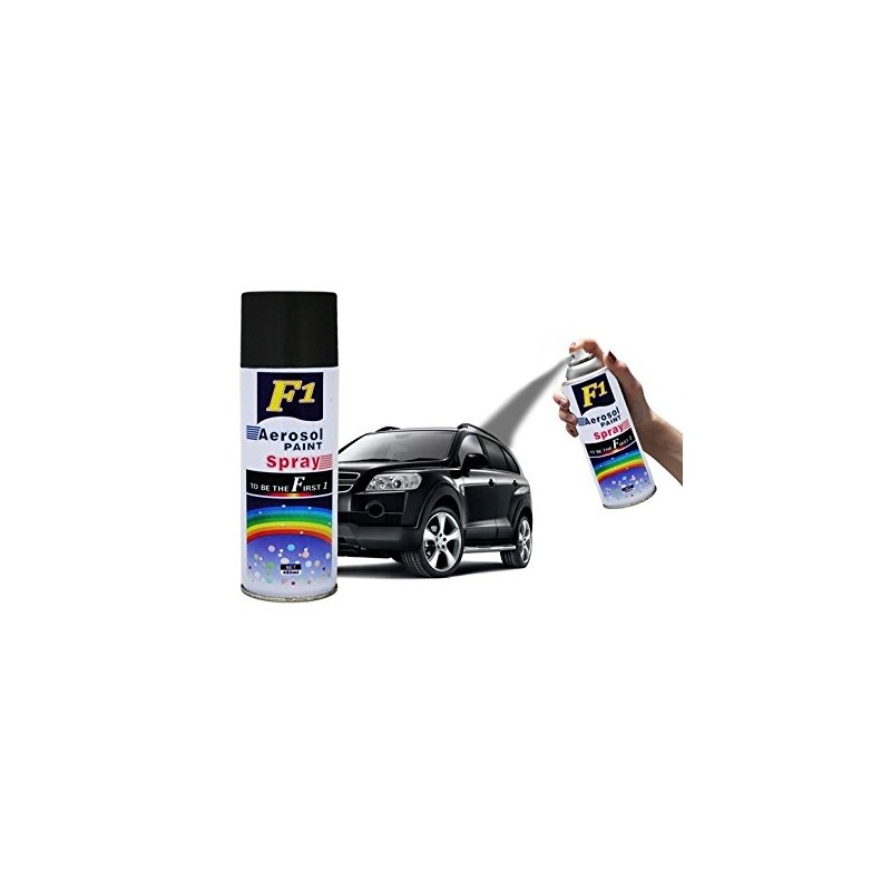F1 Shiny Black Aerosol Spray Paint