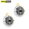 Premium Car/Bike Compact Chrome Horn (Set of 2)