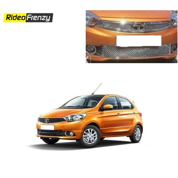 Buy Super Glossy Tata Tiago Bentley Chrome Grill at low prices-RideoFrenzy