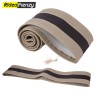 Premium Quality Original Leatherette Steering Cover-Beige & Black