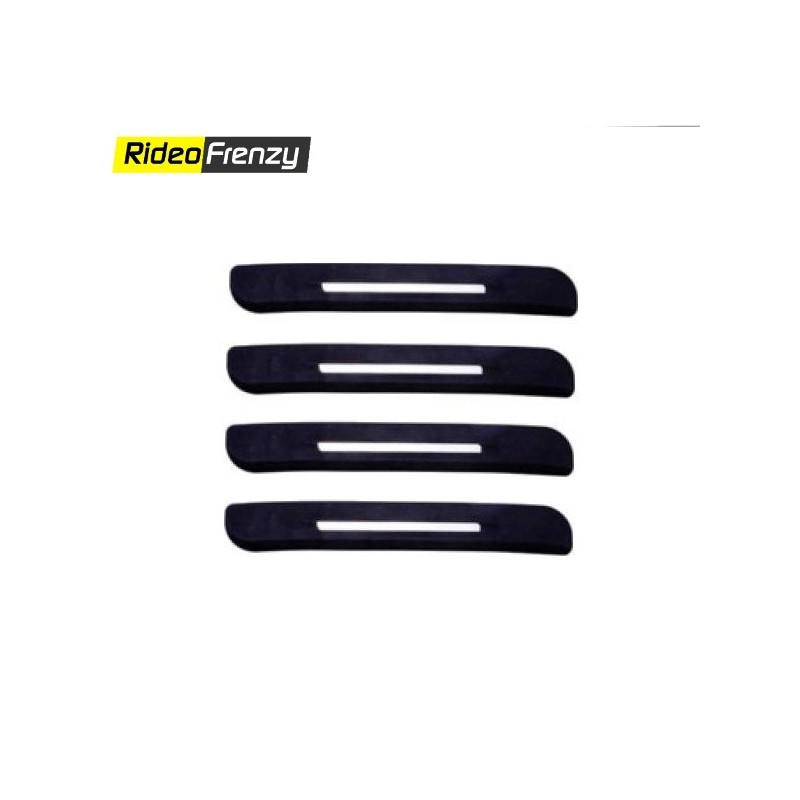 Buy Black Semi Chromed Bumper Protectors at low prices-RideoFrenzy