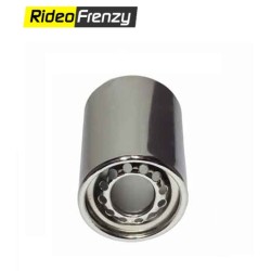 Round Chrome Heavy Duty Exhaust Muffler