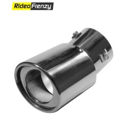 Round Dot Chrome Heavy Duty Exhaust Muffler