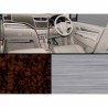 Swift Dzire/Ertiga Wooden Dashboard Trim Kit--Brushed Aluminium + Walnut Burl