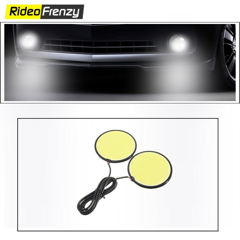 Buy Super Bright 12V LED Daytime Running Light DRL & Fog Lamp at low prices-RideoFrenzy
