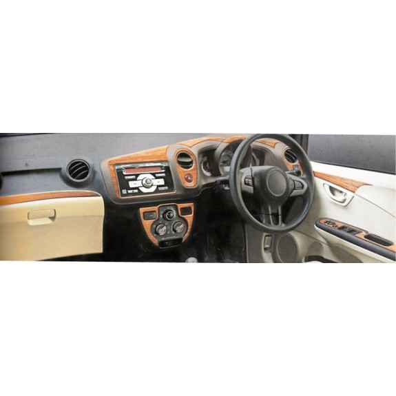 Buy Honda Mobilio Rosewood Wooden Dashboard Trim Kit online at low prices-RideoFrenzy