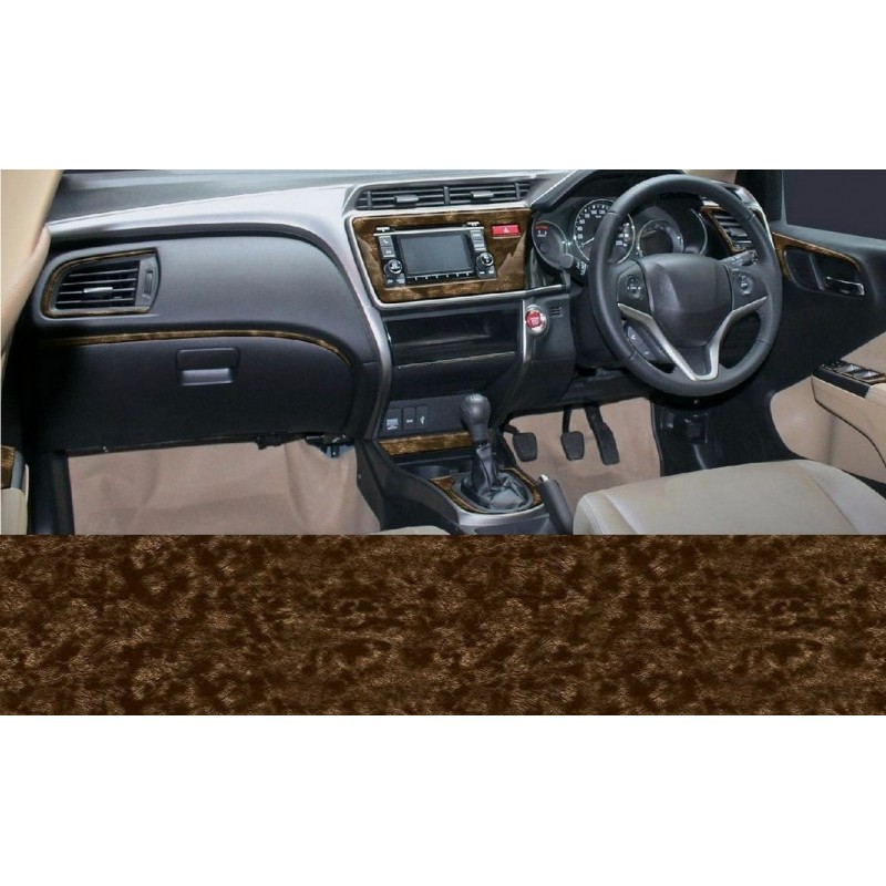 Buy Honda City Ivtec/Idtec RedWood wooden dashboard trim kit online at low prices-Rideofrenzy