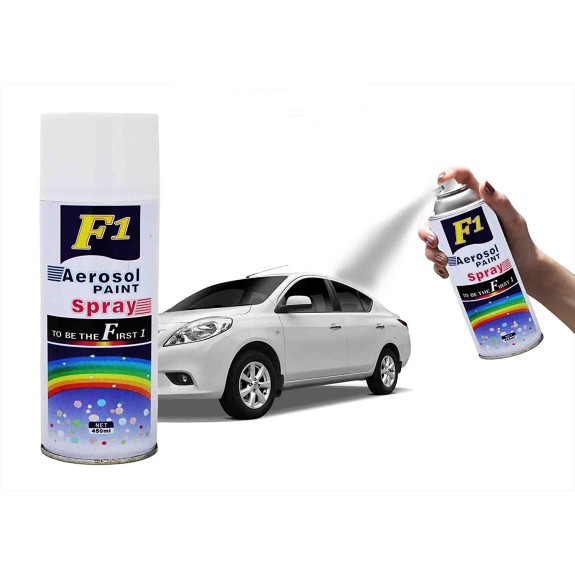 F1 Shiny Silver Aerosol Spray Paint