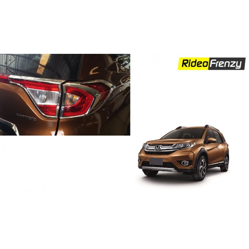 Buy Honda BR-V Chrome Tail Lights Covers online India | Best Quality Chrome Accessories for Honda BRV